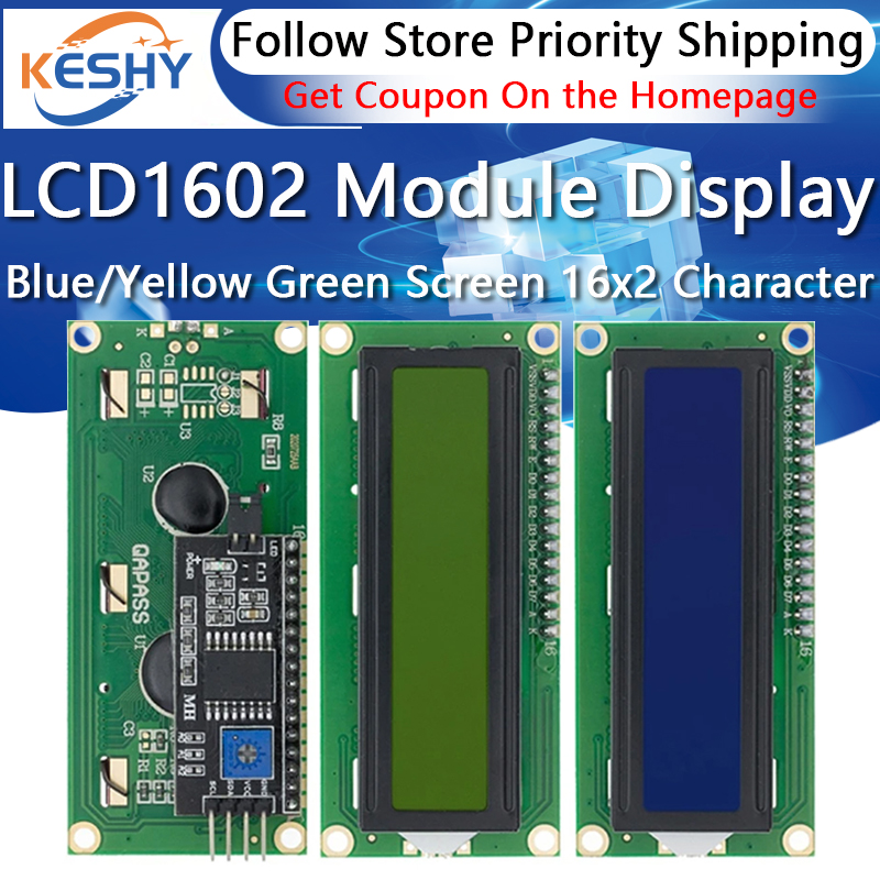 Lcd 1602 - Módulo LCD LCD1602 1602 pantalla azul/amarilla