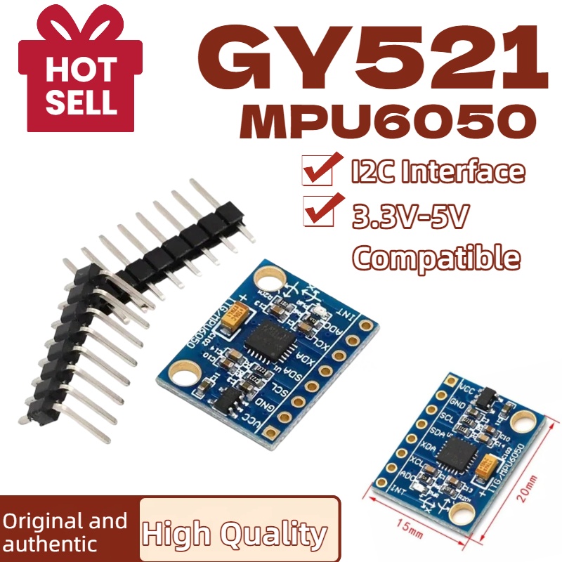 Mpu6050 - 1/5/10 piezas GY521 GY-521 MPU6050 Interfaz