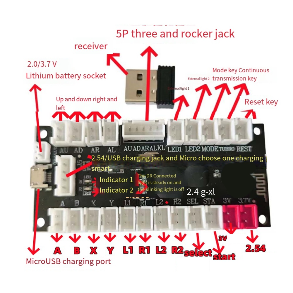 Joystick Module - L77A 2.4G Kit de piezas DIY