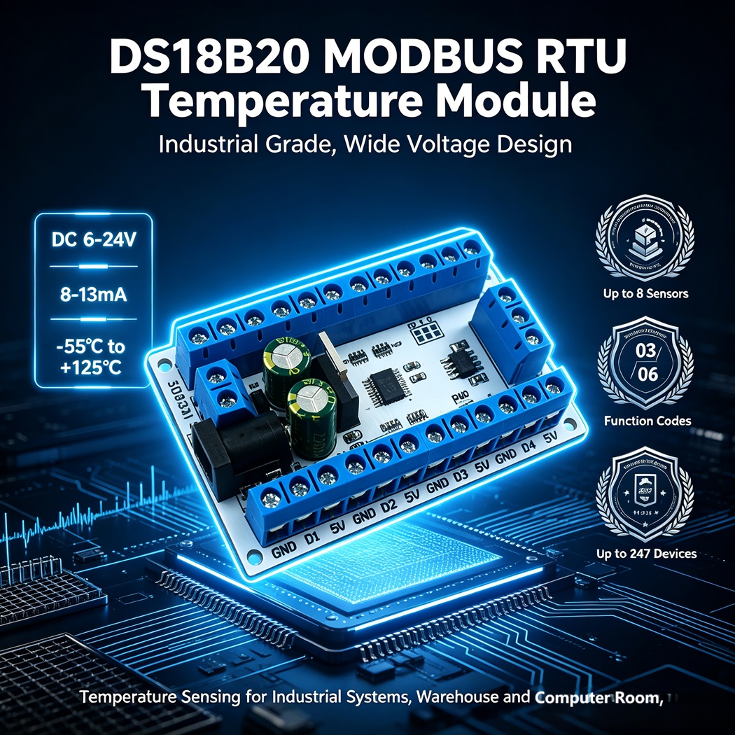 Ds18B20 - Módulo de adquisición de temperatura DS18B20