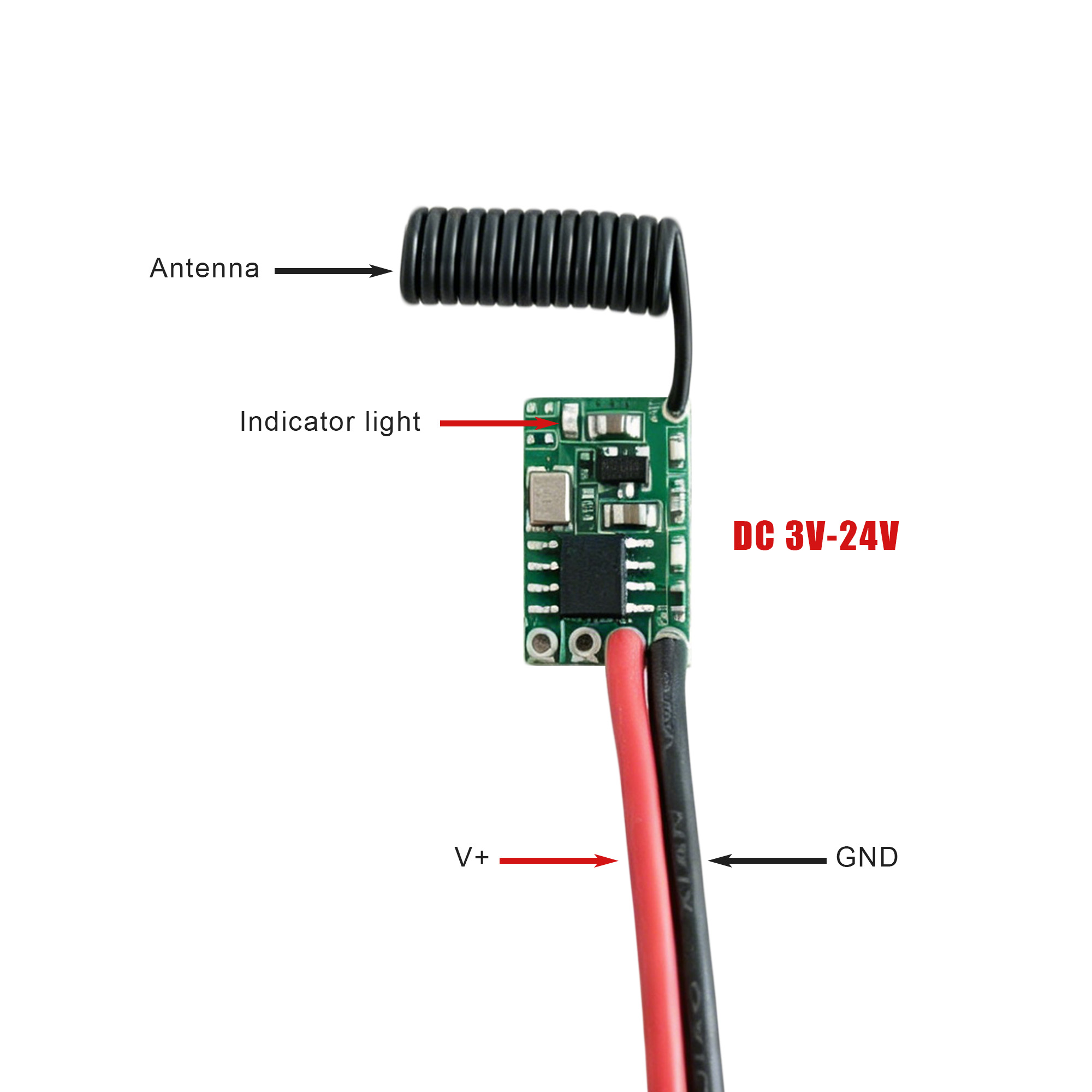 Ir Remote Module - Módulo Transmisor RF de 433.92MHz 3-24V