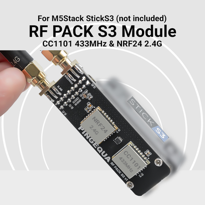Nrf24L01 - Módulo de Doble Banda M5Stack StickS3