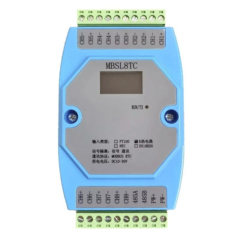 Thermocouple Module K Type - MBSL8TC Módulo de Adquisición de Temperatura