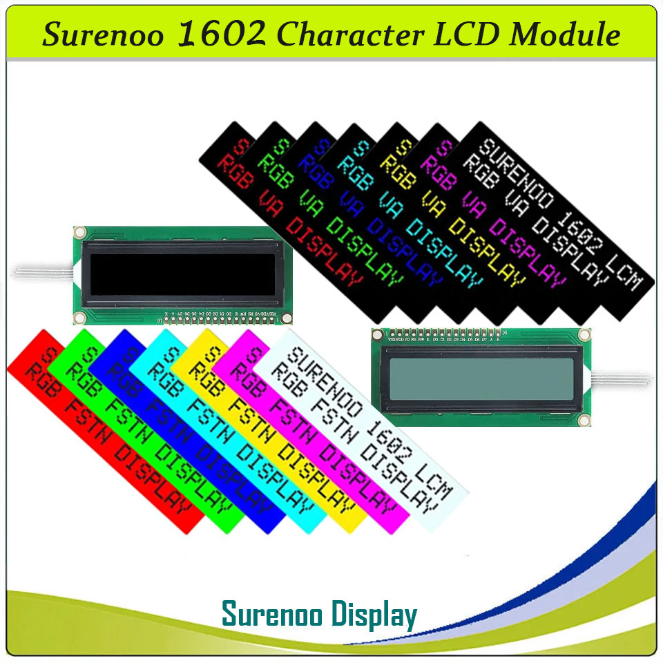 162 16X2 1602 5.0V Módulo LCD  - Lcd 1602 reseña y precio