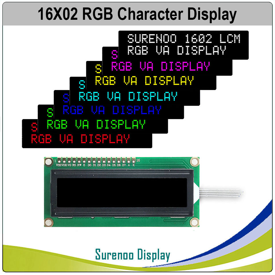 162 16X2 1602 5.0V Módulo LCD  - Lcd 1602 reseña y precio