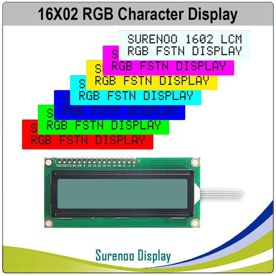 162 16X2 1602 5.0V Módulo LCD  - Lcd 1602 reseña y precio