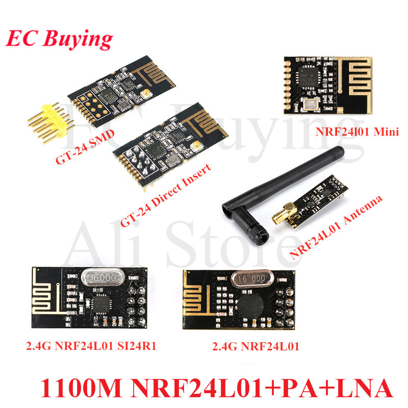 Módulo de transmisión de datos - Nrf24L01 reseña y precio